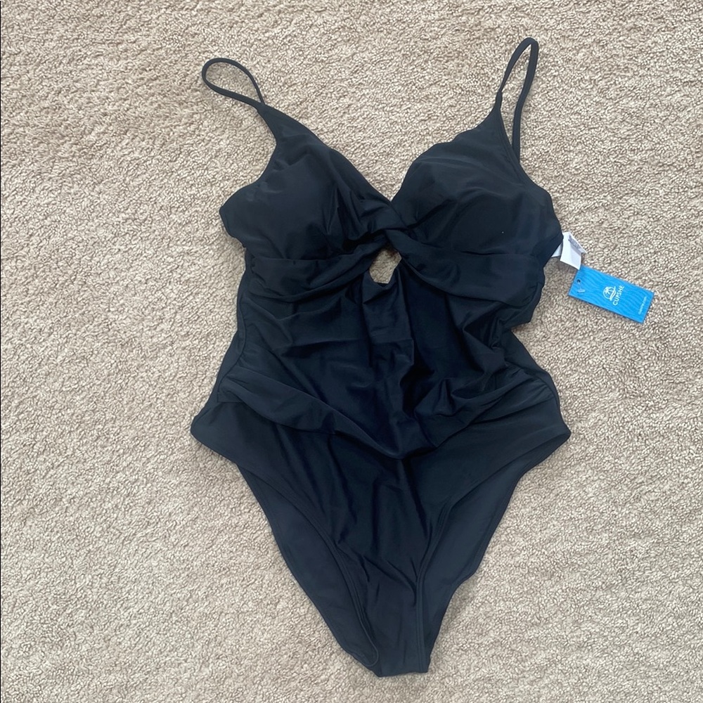 Black One Piece Swimsuit